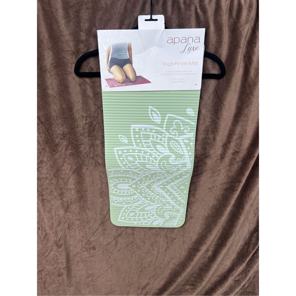 Apana Luxe Yoga Knee Mat 10” x 24” NEW